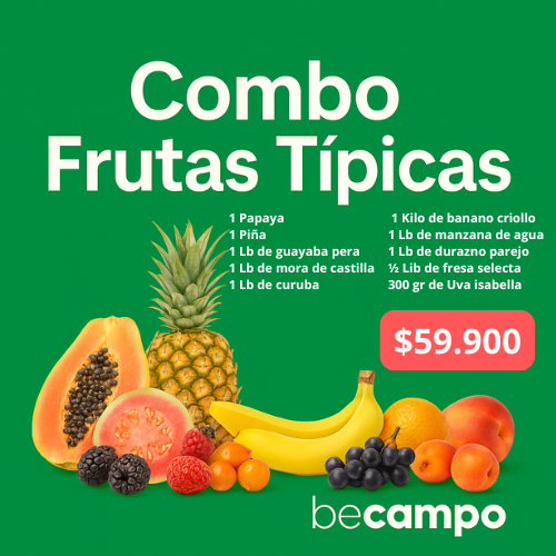 Combo frutas tipicas