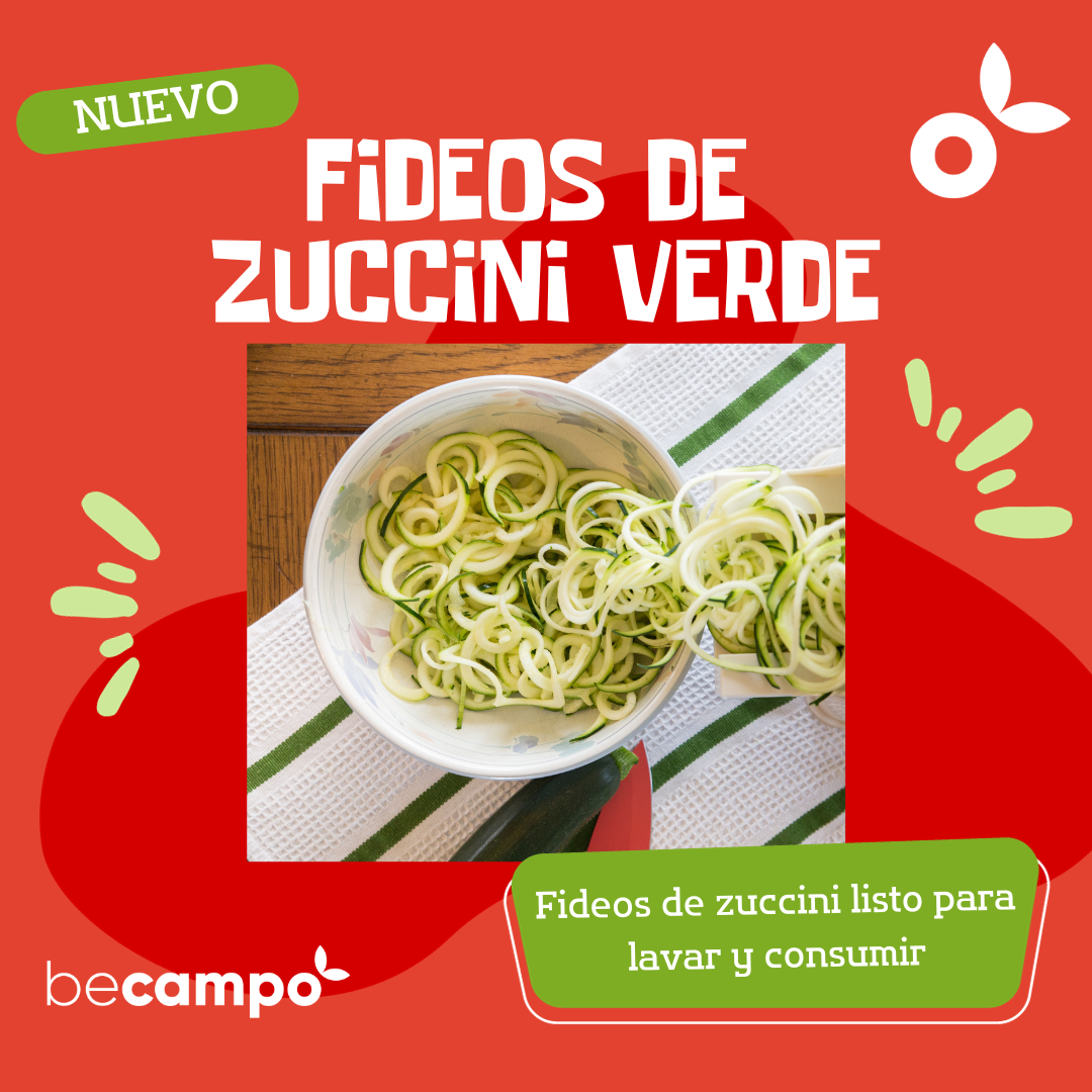 Fideos de zuccini verde x 250 gr