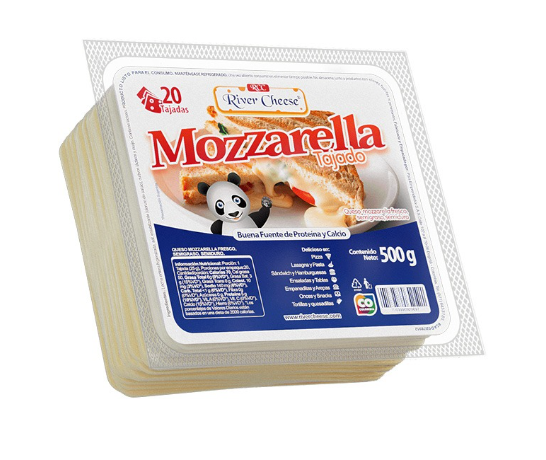 Queso Mozzarella tajado x 500 gr