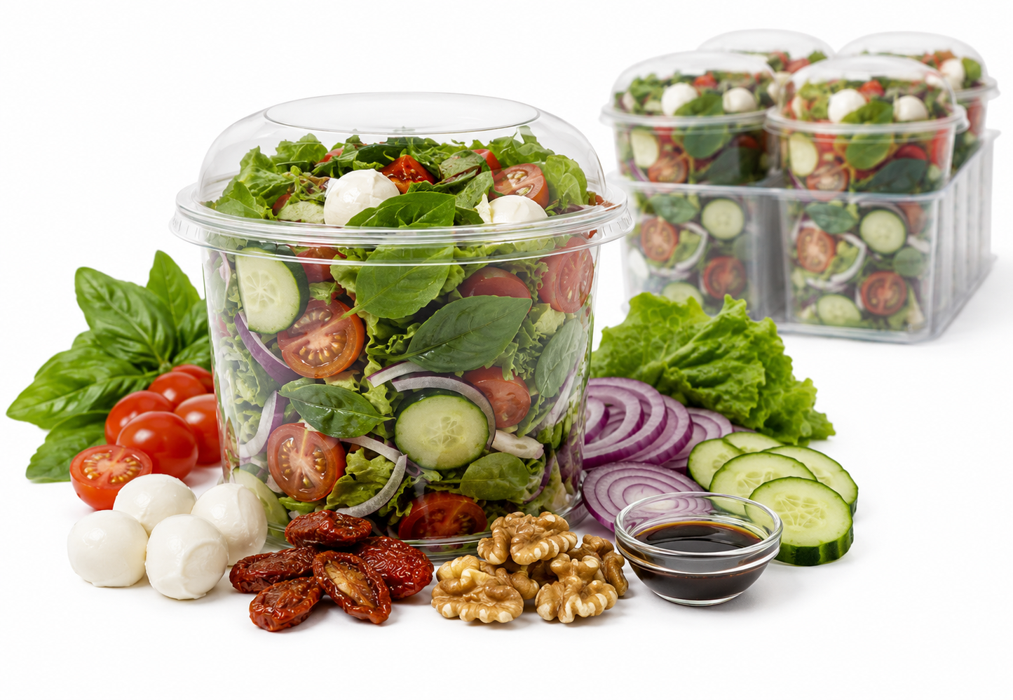 Base ensalada gourmet Dolce meditarranea (300g) – Becampo Fresh Packs