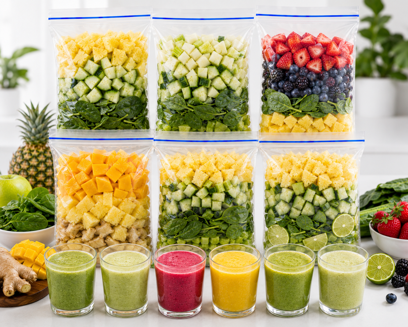 Batido 🥤 Pack Surtido x6 Batidos Listos para Licuar (150 g c/u)
