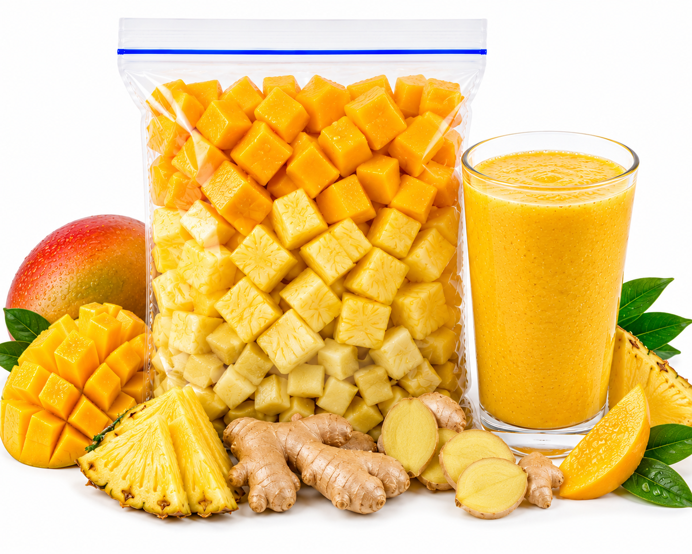 Batido 🥭 Mango & Jengibre (150 g) porción personal