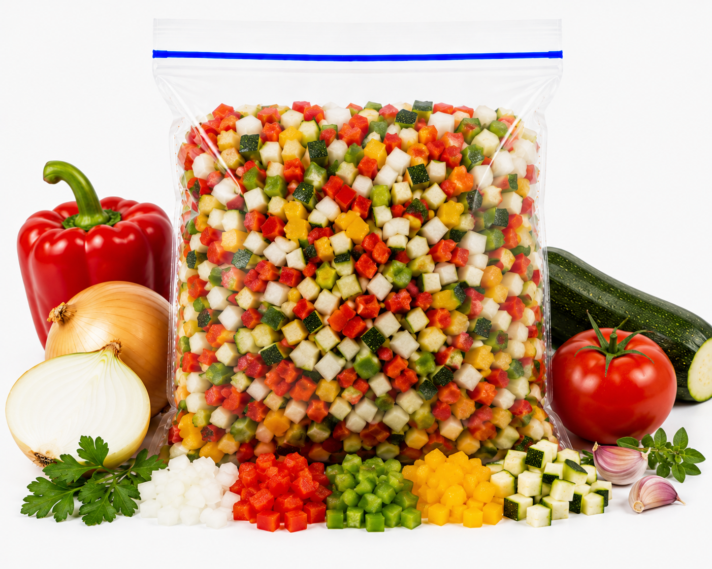 Picado Sofrito mediterráneo ( 300 gr) – Becampo Fresh Packs