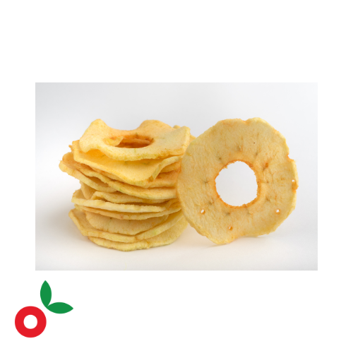 Manzana verde deshidratada