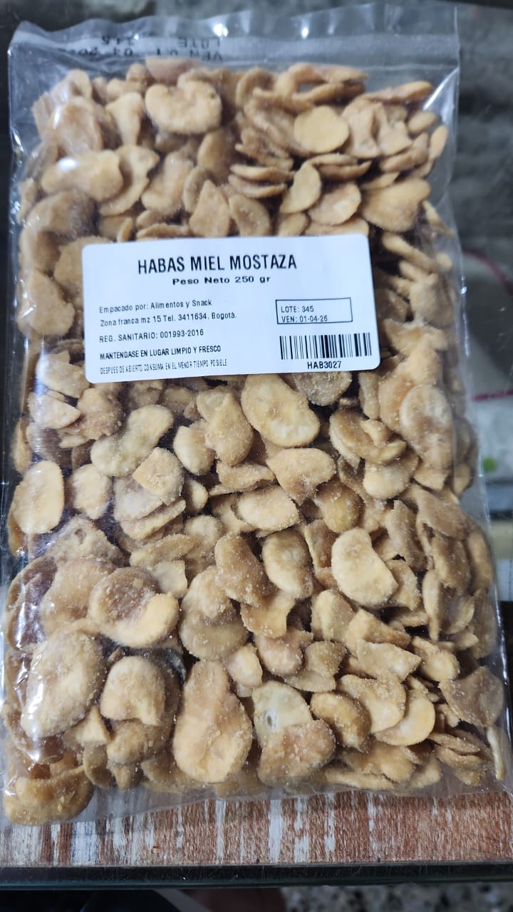 HABAS ESPAÑOLAS MIEL MOSTAZA