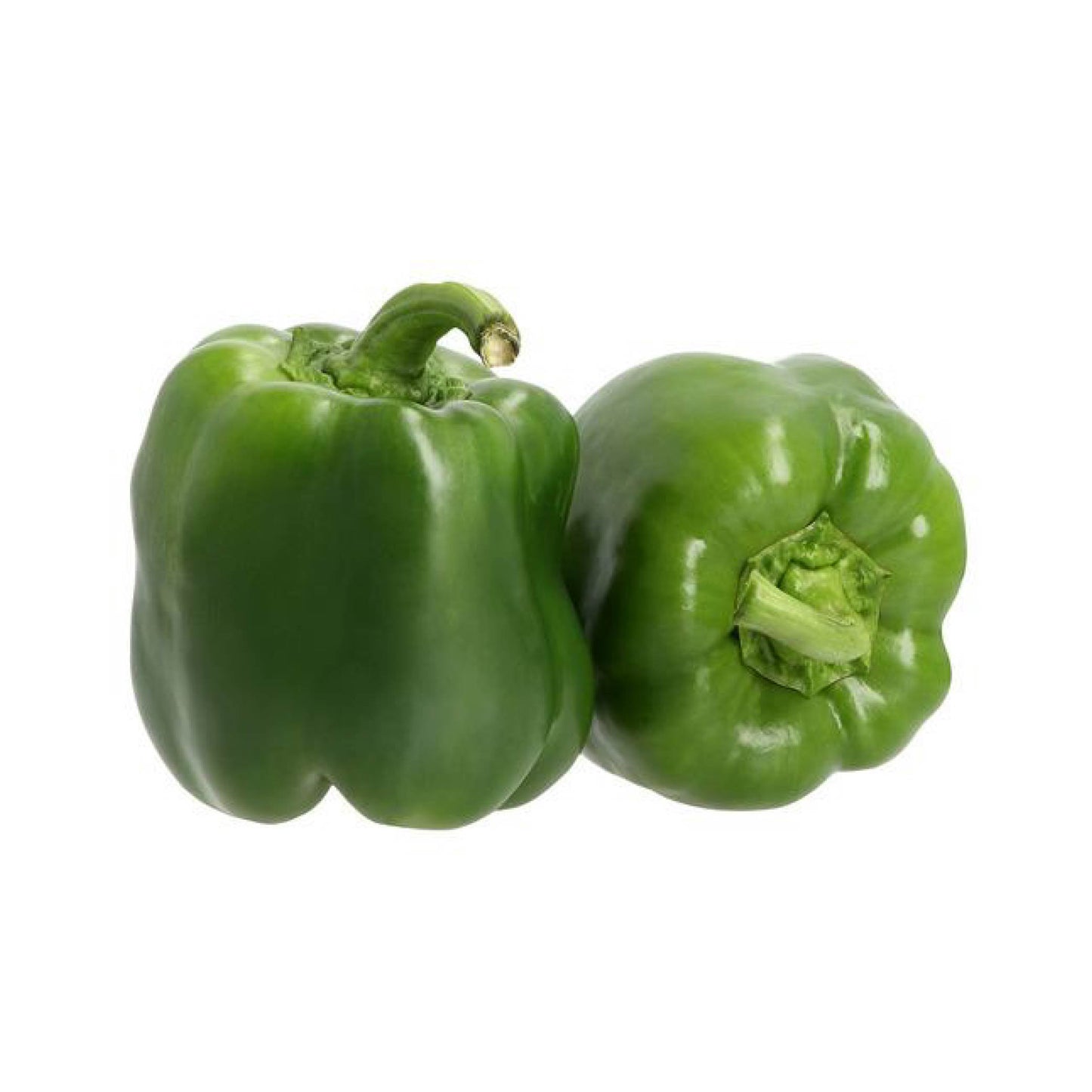 Pimentón verde unidad cosecha orgánica