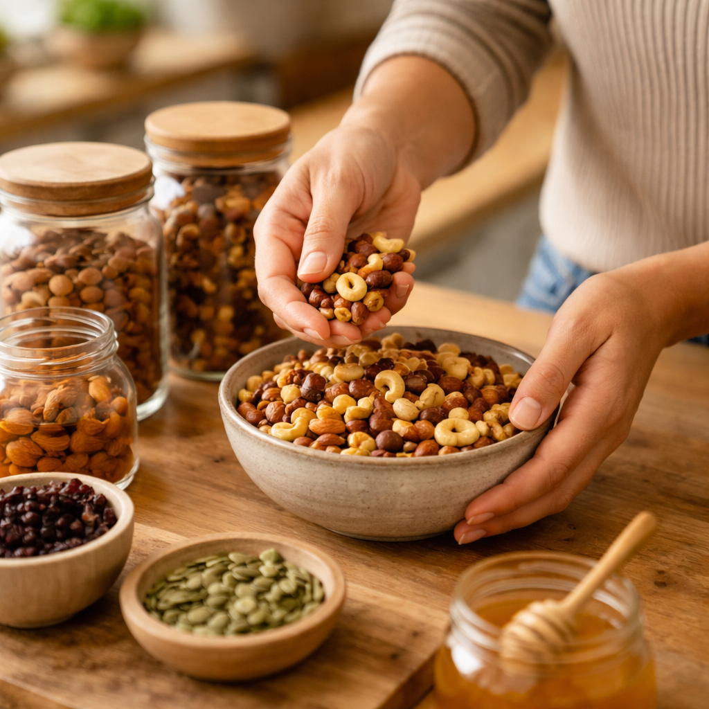 🥜 4. SNACKS / FRUTOS SECOS   👉 Para antojos o complementar