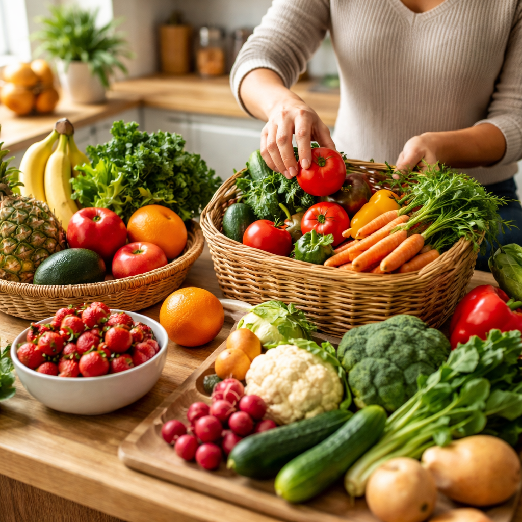 🥕 5. FRUTAS Y VERDURAS 👉 Agrega lo más fresco