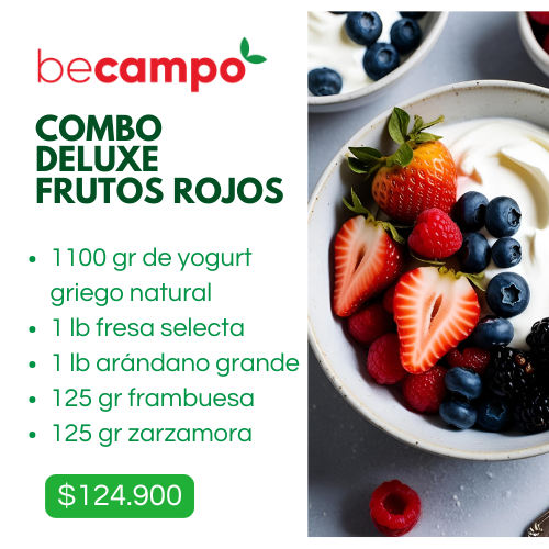 Combo deluxe frutos rojos