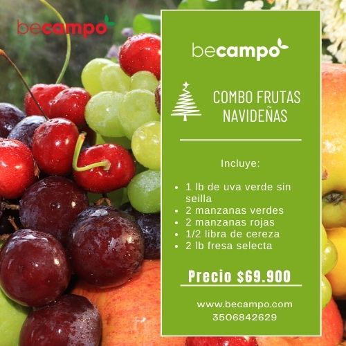 Combo frutas navideñas