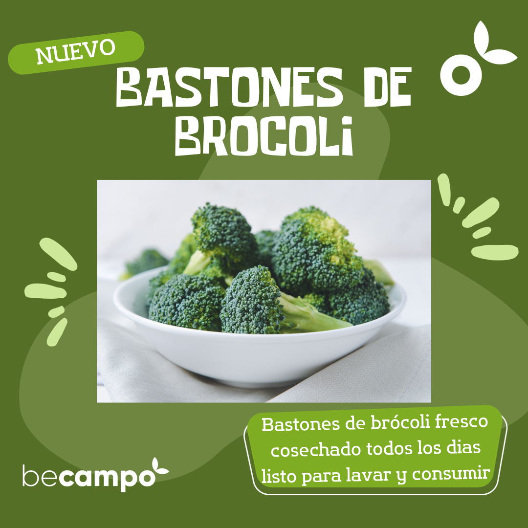 Bastones de brócoli x 125 gr