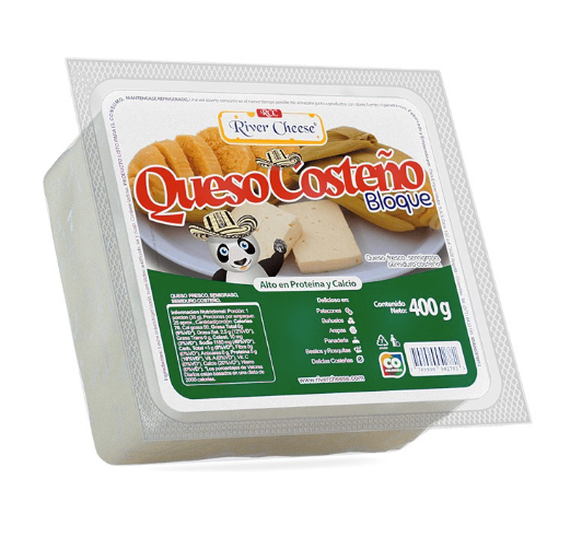 Queso costeño bloque x 400 gr River cheese