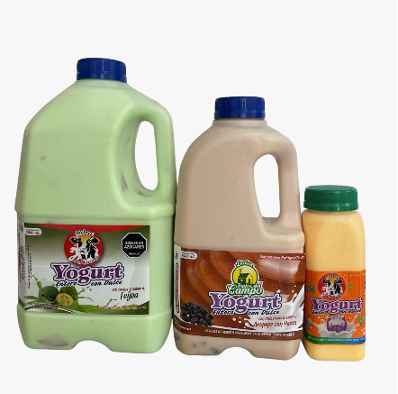 Yogurt entero con dulce litro Frutos del campo