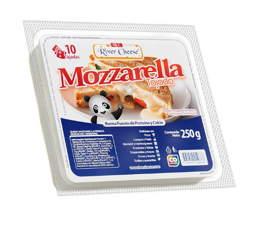 Queso Mozzarella tajado x 250 gr