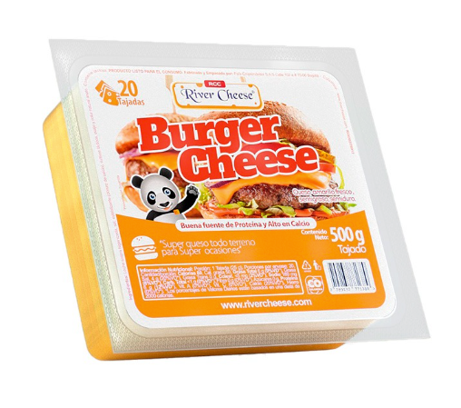 Queso amarillo semigraso Burger cheese x 500 gr