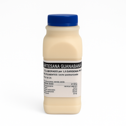Yogurt artesanal gardenia sabor Guanabana, escoge tamaño