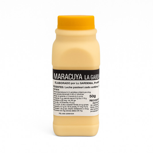 Yogurt artesanal gardenia sabor Maracuyá, escoge tamaño
