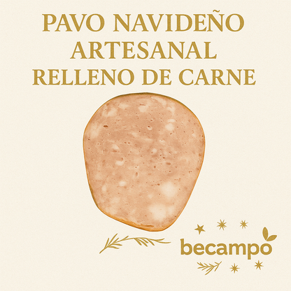 Pavo relleno de carnes