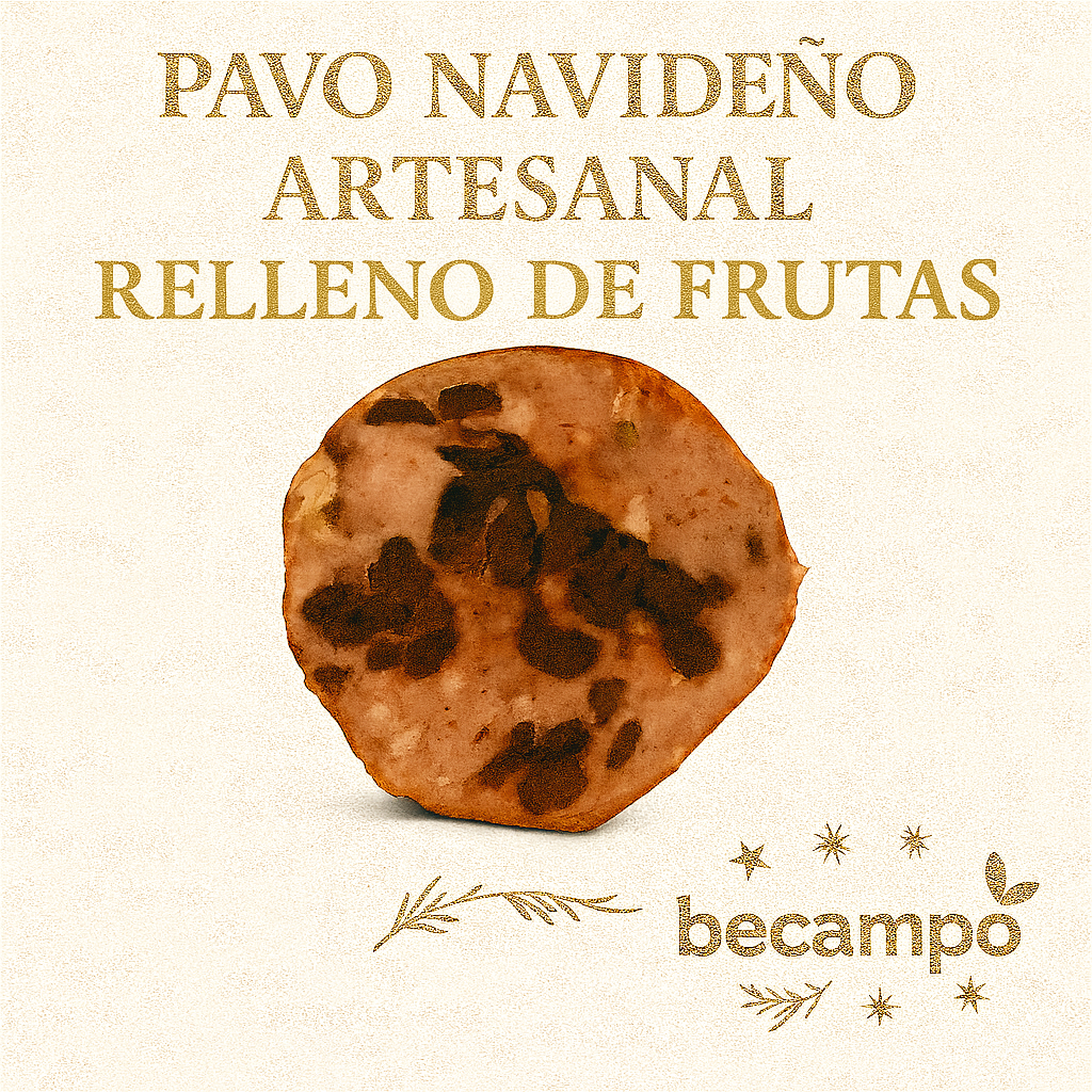 Pavo relleno de frutas