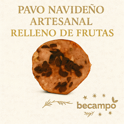 Pavo relleno de frutas