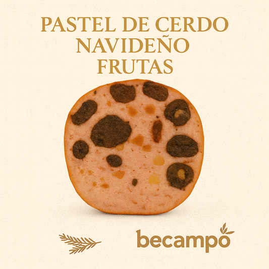 Pastel de carne ciruela piña tocineta escoge peso