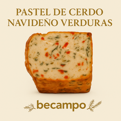 Pastel de cerdo de pimentón y cebolla puerro