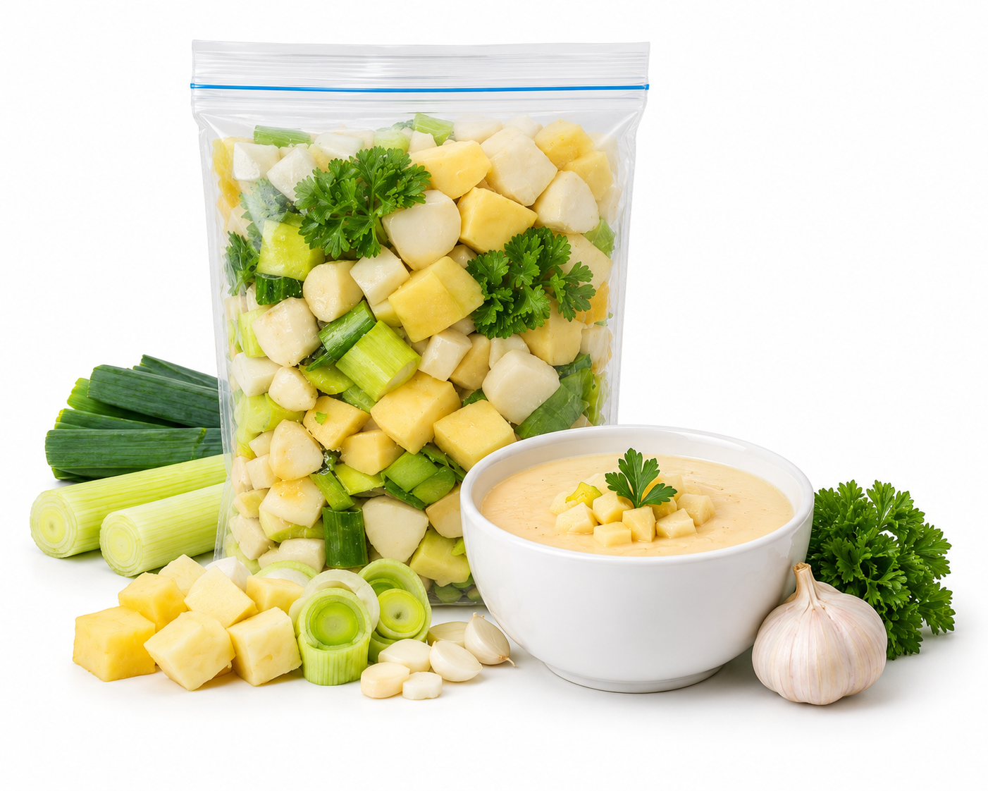 Base de Arracacha para Crema (300 g) – Becampo Fresh Packs