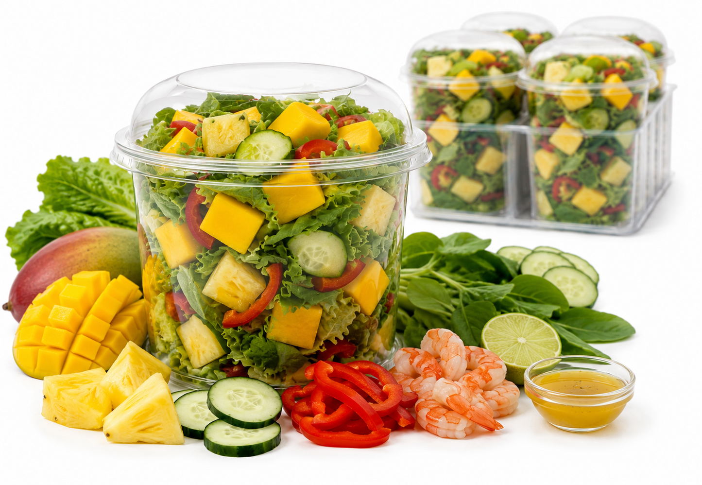 Base ensalada gourmet Tropical Premium  (300g) – Becampo Fresh Packs