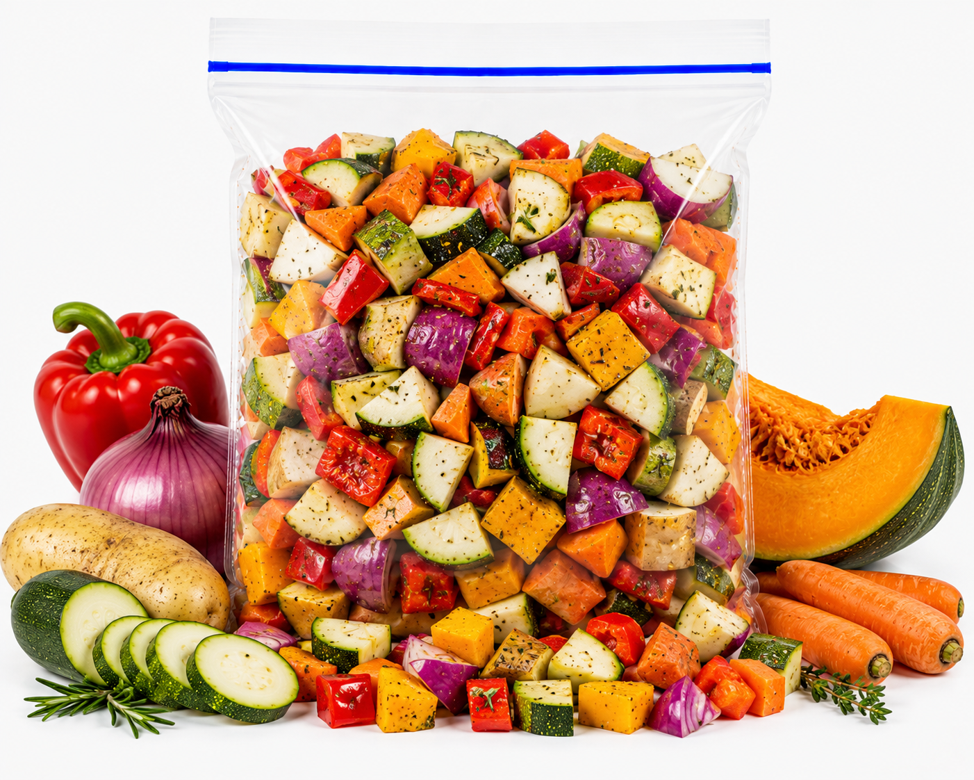 Picado Vegetales Rústicos ( 300 gr)  – Becampo Fresh Packs