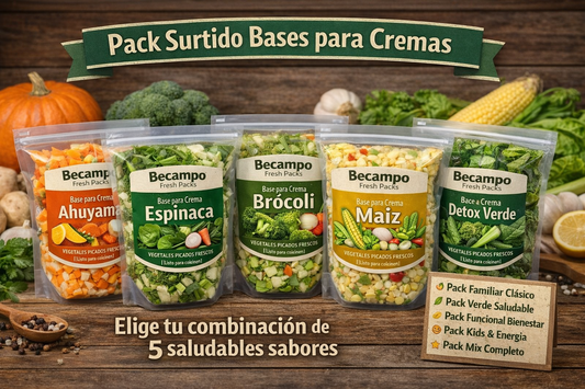 Pack Surtido Bases para Cremas – Becampo Fresh Packs