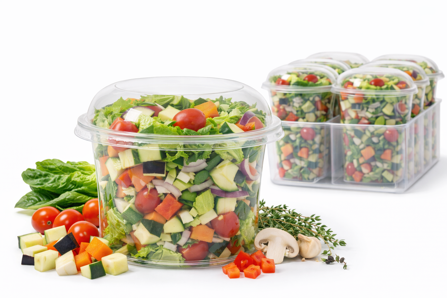 Base ensalada gourmet meditarranea  (300g) – Becampo Fresh Packs