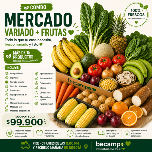 COMBO MERCADO VARIADO + FRUTAS