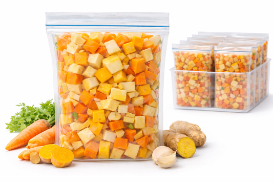 🍲🤒 Base Gourmet para crema Reconfortante Cúrcuma & Zanahoria (300 g) – Fresh Pack Becampo