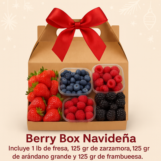 Berry box navideña