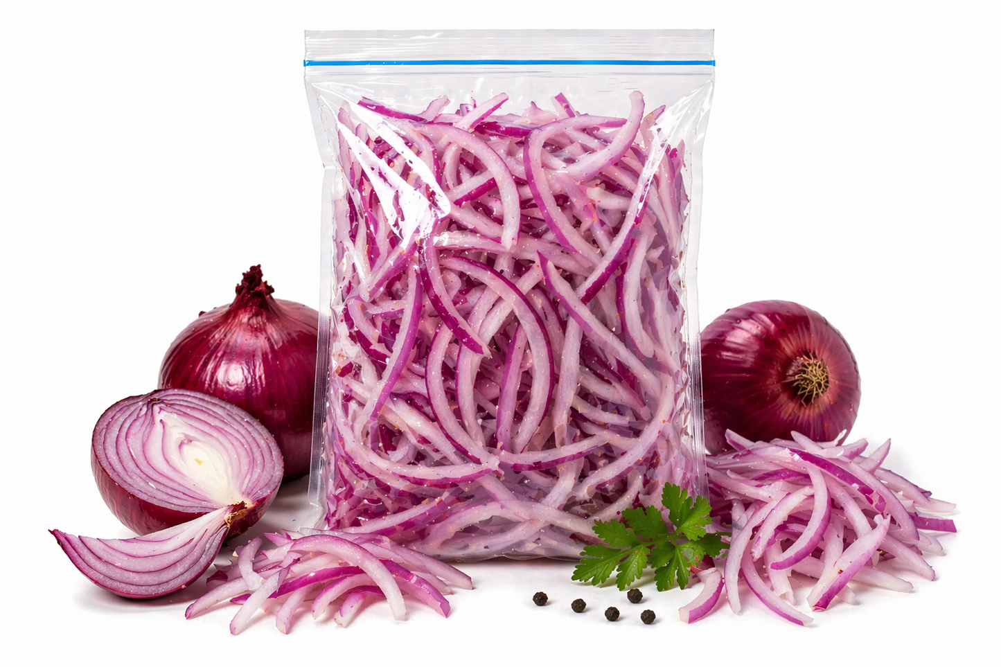 Becampo Listo: Cebolla roja en julianas