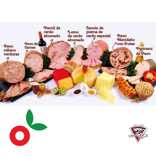 Pavo relleno de frutas