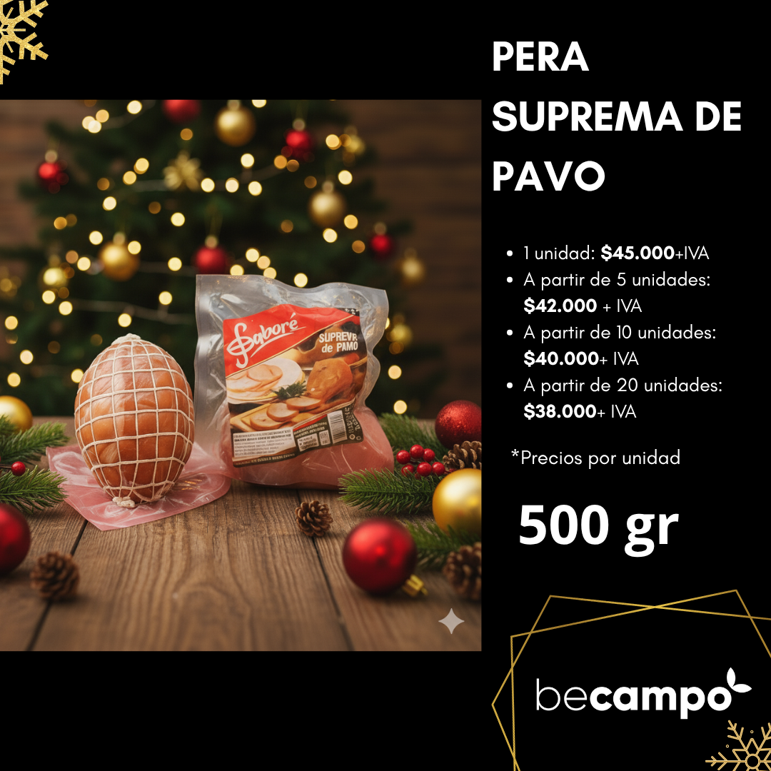 Pera de pavo x 500 gr aprox