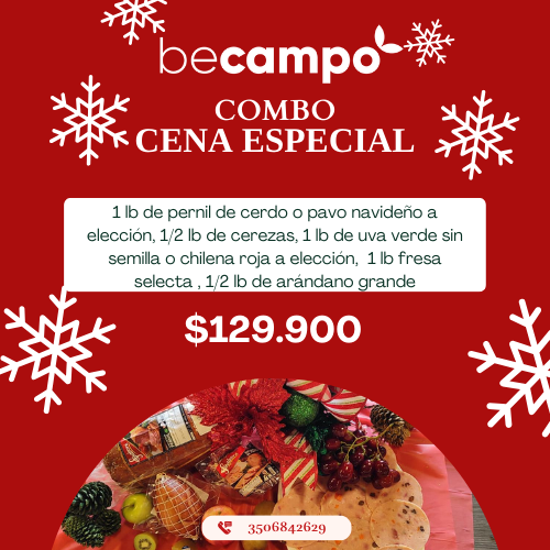 Combo Cena especial navideña