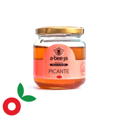 Miel de abejas  A-bee-ja  Picante x 30 gr