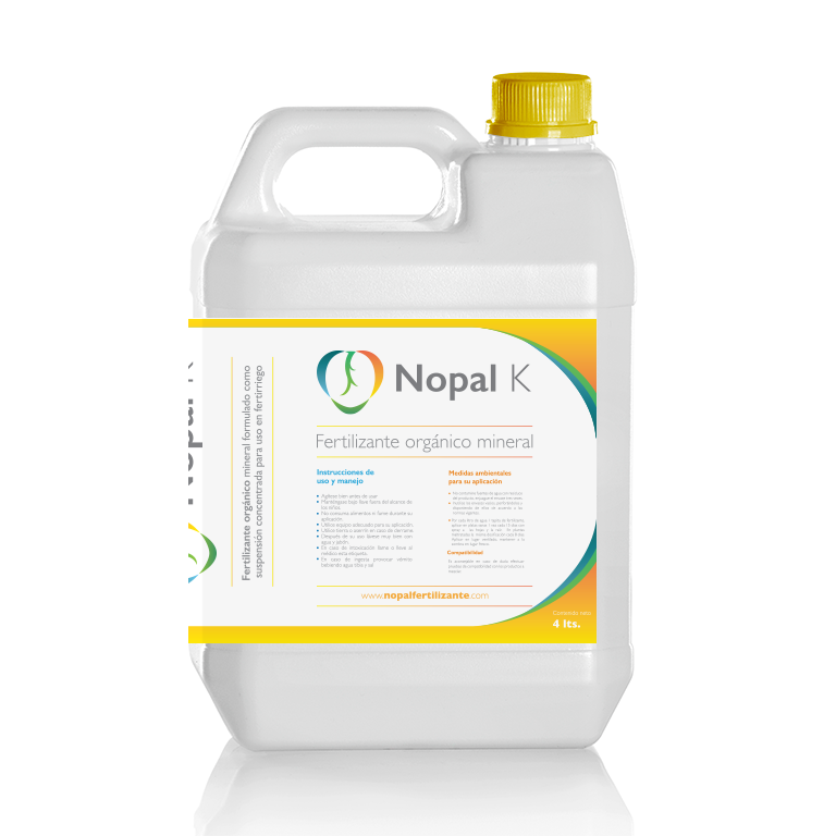Fertilizante Orgánico Nopal K 4 lts
