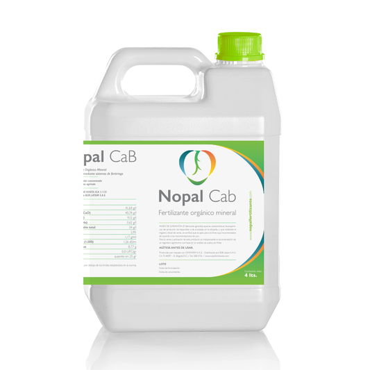 Fertilizante Orgánico Nopal Cab 4 lts