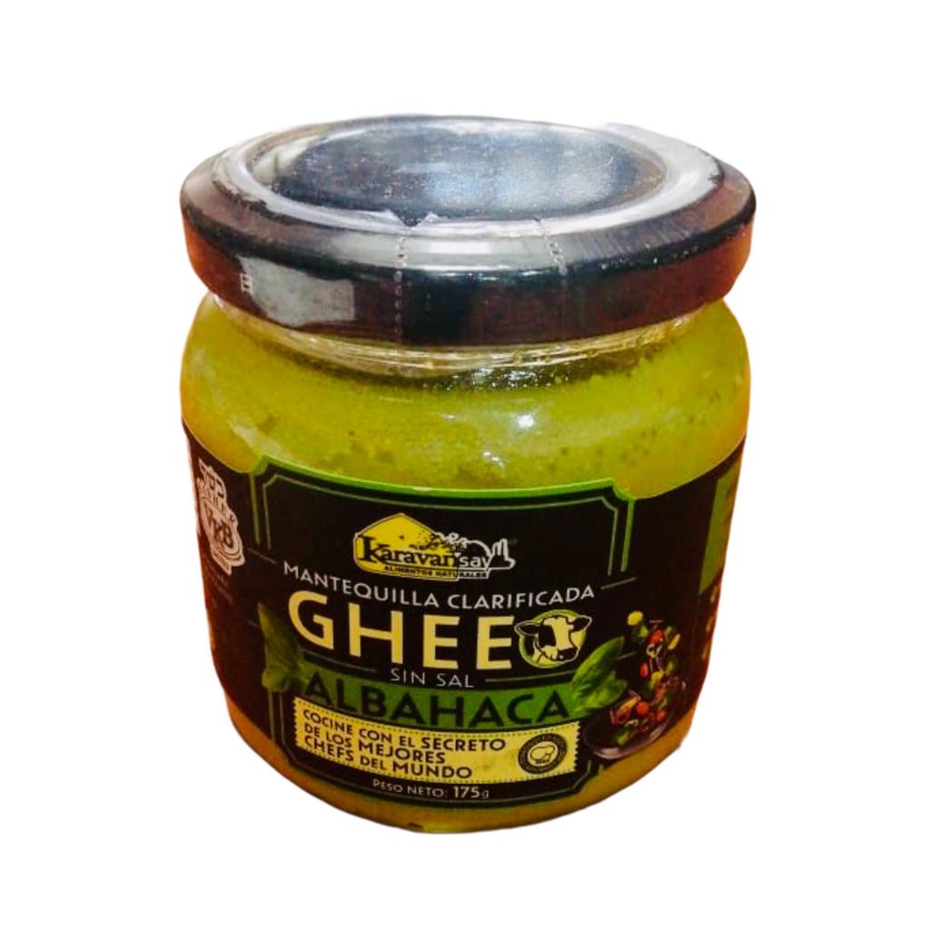 Mantequilla clarificada Ghee albahaca x 175 g  Karavansay