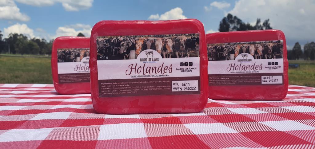 Queso holandes Rancho los Alamos x 400 gr