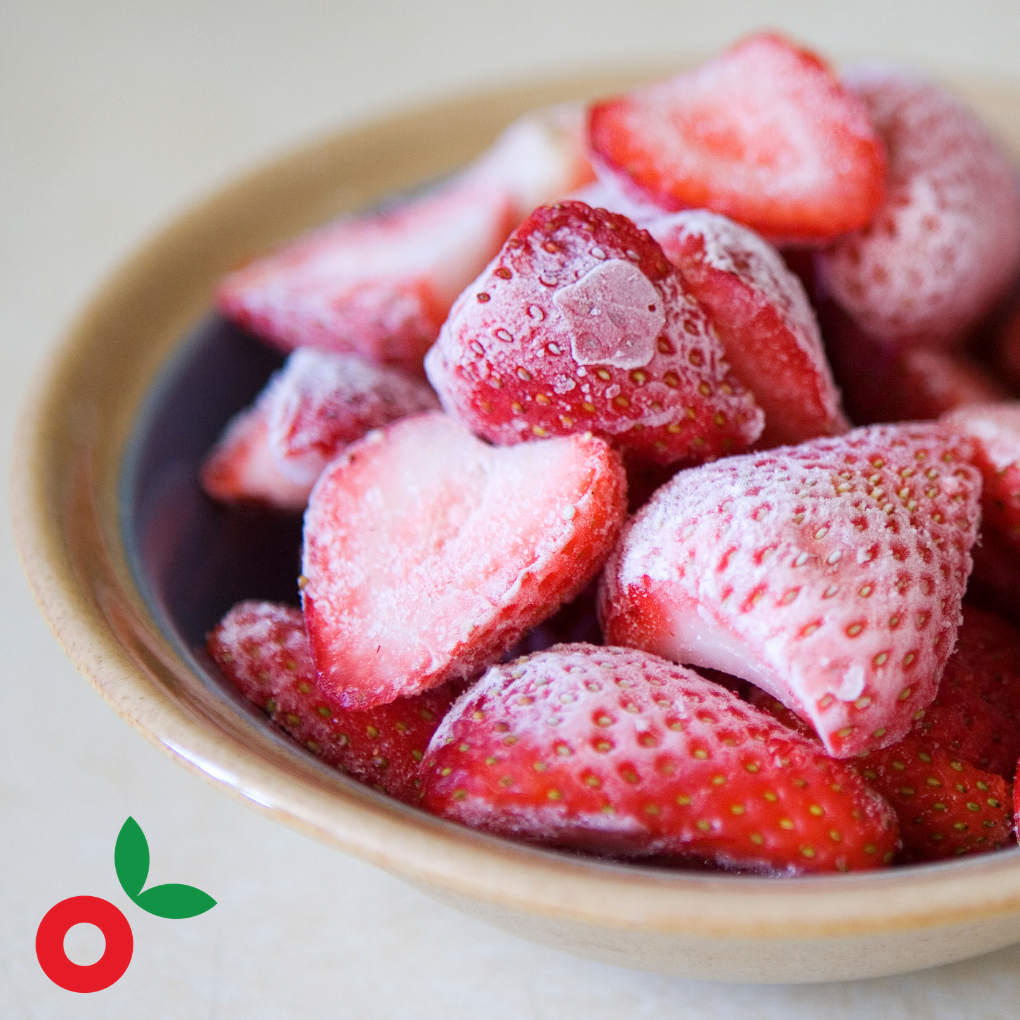 Fresa orgánica en trozos congelada x 500 gr