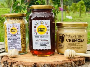MIel de abejas Mono miel  x 350 gr