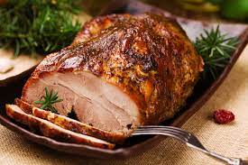 Pernil de cerdo navideño tajado libra