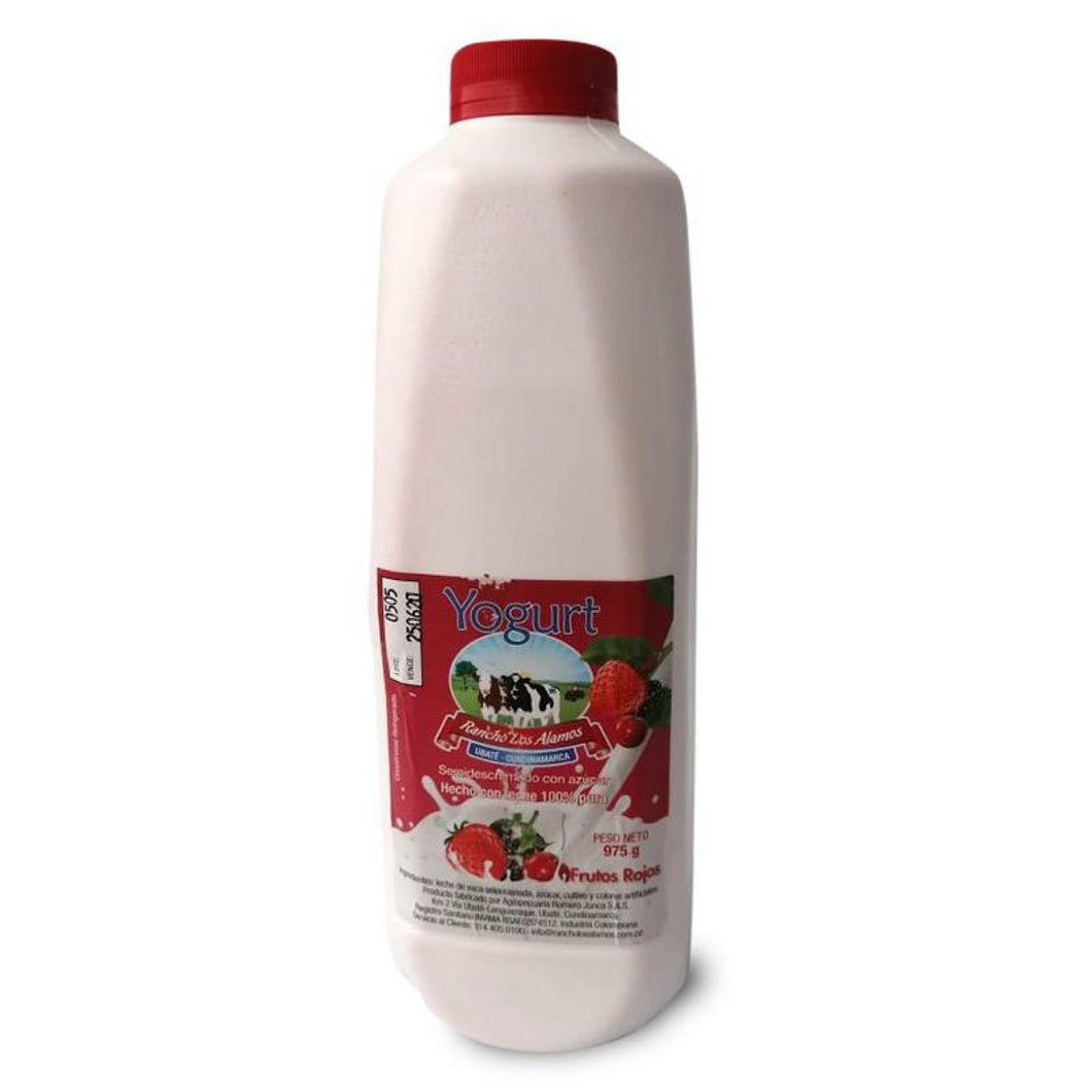 Yogurt de Frutos rojo Rancho el Alamo  x 1 lt